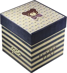 Коробка подарочная "Мишка" 13,5*13,5*13,5см