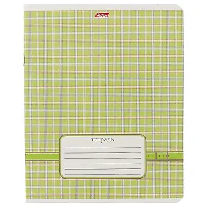 Тетрадь в клетку Hatber, "Шотландка", 24 листа, в ассортименте