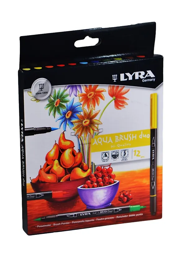Двухсторонние фломастеры LYRA, 12 штук 223619 — 3