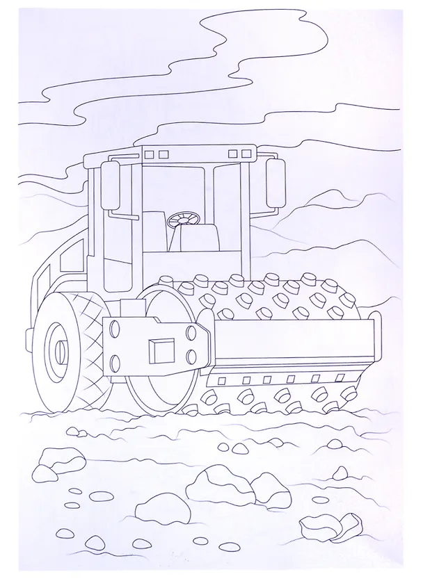 Книга Maxi-раскраска. Большие машины () — 2