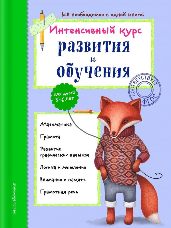 

Интенсивный курс развития и обучения: для детей 5-6 лет