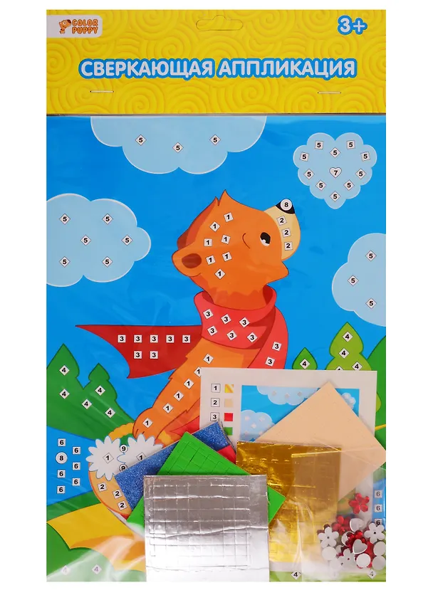 Набор для творчества Color Puppy. Аппликация «Мишка» 2788217 — 1