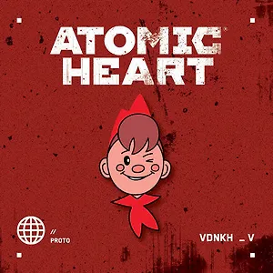 Значок металлический, Atomic Heart. Пионер