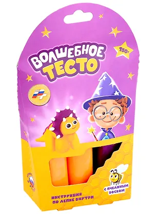 Тесто для лепки "Волшебное тесто". Динозавр желтый 2988981