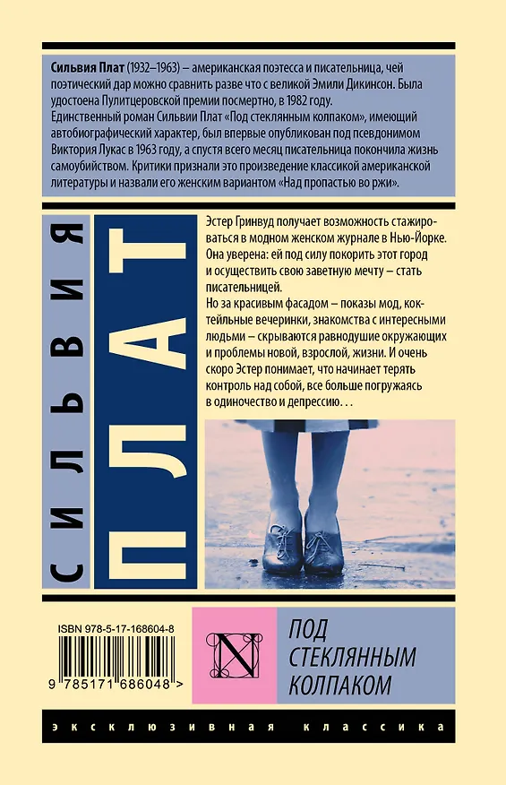 Книга Под стеклянным колпаком (Сильвия Плат) — 2
