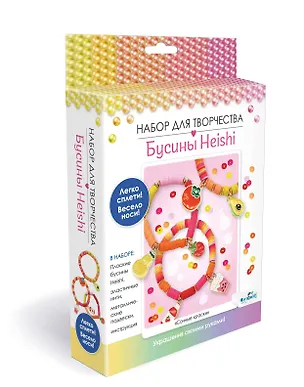 Набор для творчества. Украшения своими руками. Бусины Heishi «Сочные краски» 2974041