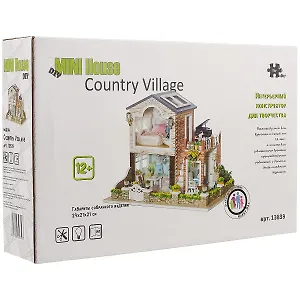 Интерьерный конструктор для творчества Румбокс Hongda MiniHouse Сountry Village 13839
