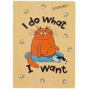 Блокнот I do what I want 2885577
