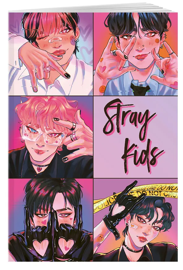 Обложка для паспорта. Stray Kids (ПВХ, 185х133 мм) 3058012 — 2