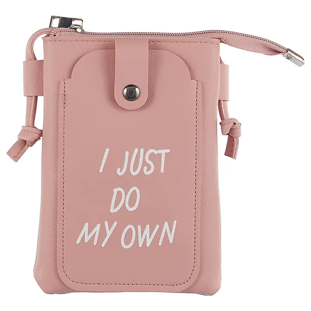 Сумка на молнии I just do my own(кожзам)(12х19) 2646300 — 3