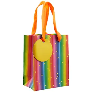 Пакет А6 14*11*6 Радуга нейтр., бум.мат.ламинат