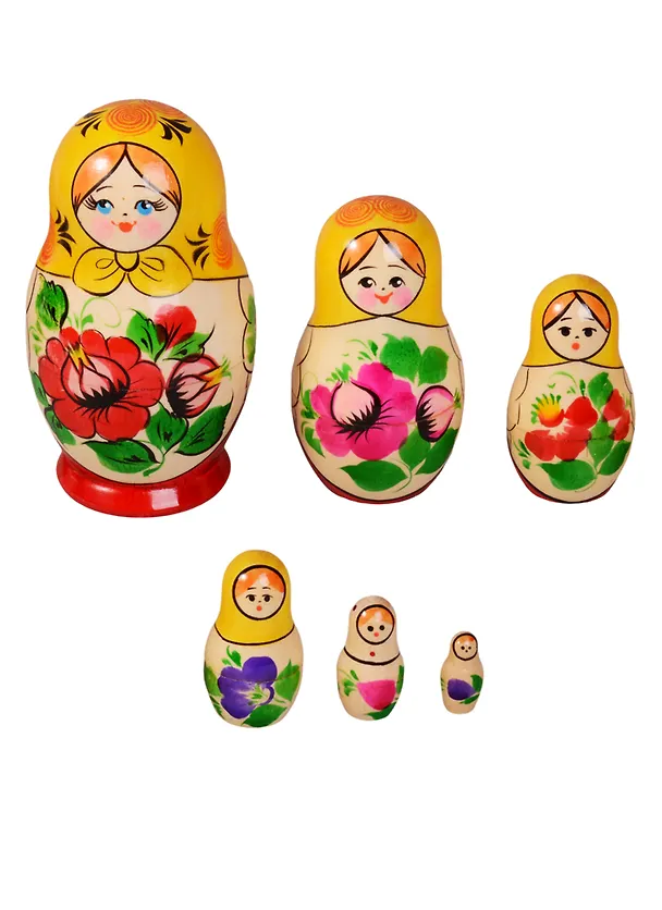 Матрешка Узор (6 предм.) (С-7 (406)) 2592465 — 5