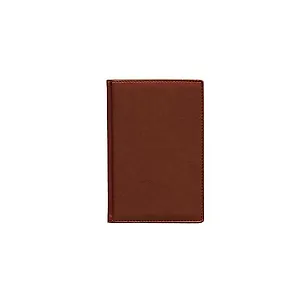 Алфавитная книга А6 96л 85*145 "Корсика" коричневая, inФОРМАТ 213422