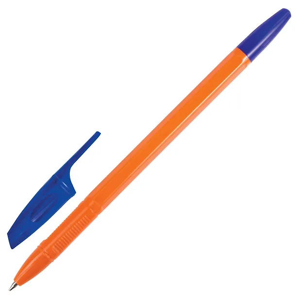 Шариковая ручка синяя 0,7 мм, X-333 Orange, Brauberg 2937286 — 3