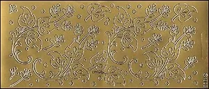 Контурные наклейки Листья и соцветья (190900) (лист) (зол.) (10х23см)