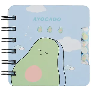 Записная книжка "Авокадо", А7, 55 листов, линейка 262058