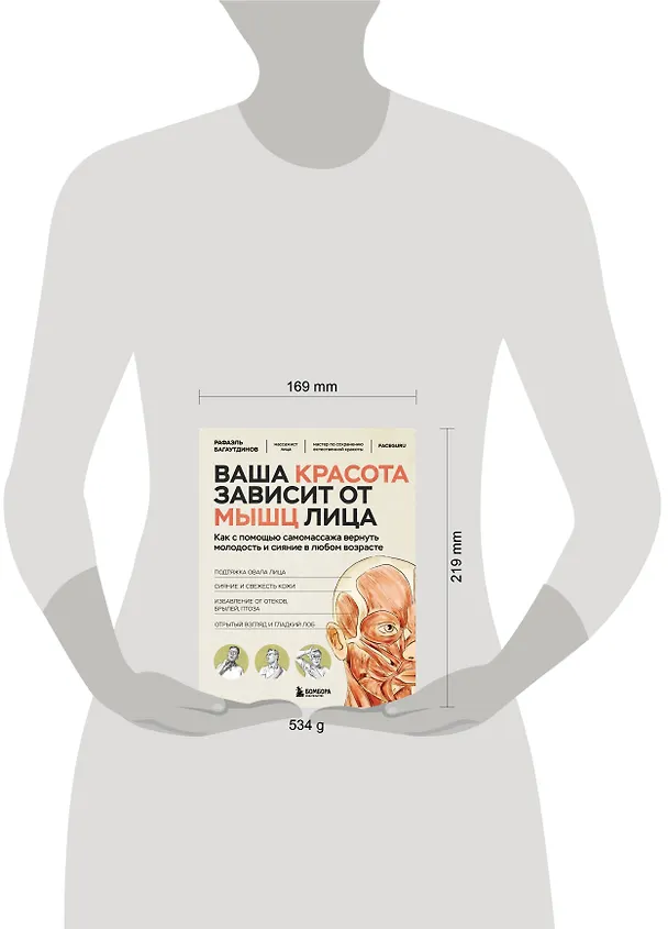 Книга Ваша красота зависит от мышц лица. Как с помощью самомассажа вернуть молодость и сияние в любом возрасте (Рафаэль Багаутдинов) — 15
