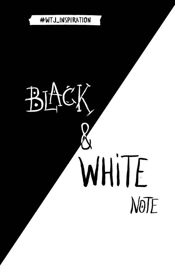 Блокнот «Black&White Note», 192 страницы, 14 х 19.5 см 2571024 — 1