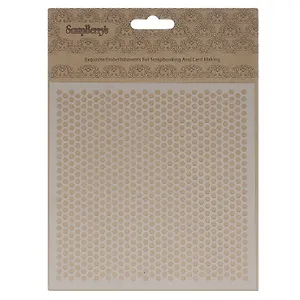 Маска Мини-соты (15,2*15,2см) (толщина 0,15мм) (SCB53100014) (ScrapBerry`s) (упаковка)