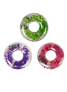 Набор канцелярский круглый, 4отд., цветной