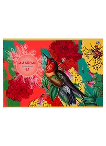 Альбом для рисования BG, Paradise bird, А4, 16 листов, на скобе, в ассортименте