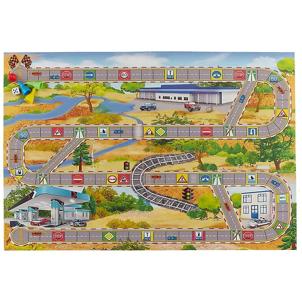 Рыжий кот Игра настольная "МИНИ-ИГРЫ "Форсаж" ИН-7165 2416378 — 2