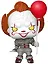 Фигурка Funko POP! Movies IT Chapter 1 Pennywise with Balloon (Shelf Sitter) (2030) (Fun90440) — 3172515 — 1