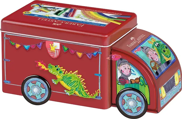 Набор для рисования в боксе «Connector Truck» Faber -Castell, 33 фломастера/10 клипс 3113543 — 1