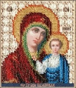 Б-1116 Икона Божьей Матери Казанская (набор д/вышивания) (9х11)