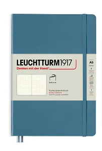 Книга для записей A5 61л тчк. "Classic" мягк.обл., синий камень, Leuchtturm1917