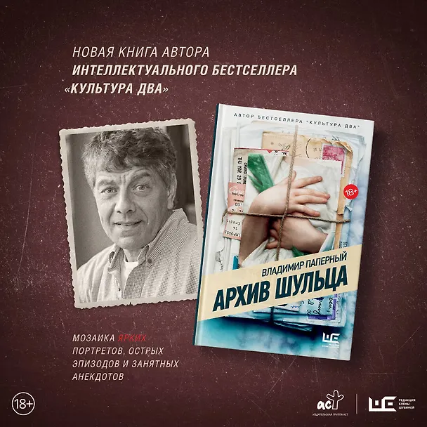 Книга Архив Шульца (Владимир Паперный) — 9