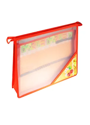 Папка для труда А4 (33*23.3) "Вишенки" на молнии, Феникс 231849