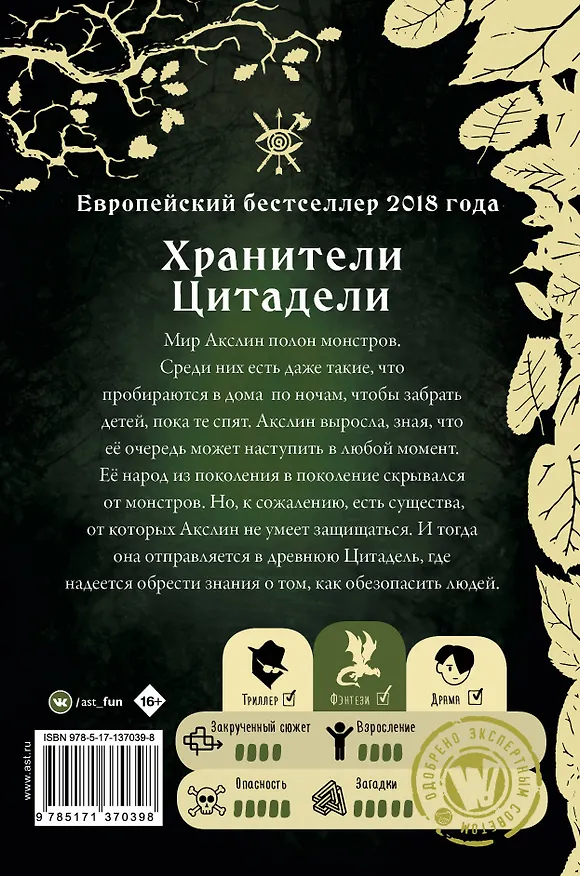 Книга Монстры Акслин. Хранители Цитадели (Лаура Гальего) — 2