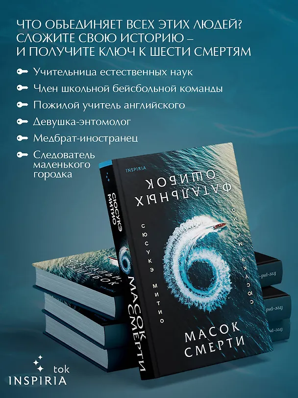 Книга Шесть масок смерти (Сюсукэ Митио) — 7