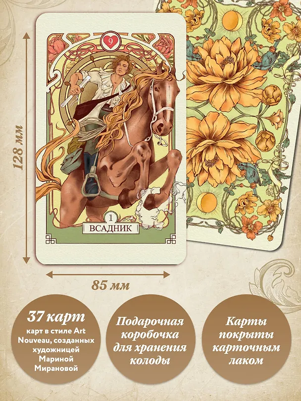 Книга Тайный сад. Оракул Ленорман (37 карт и руководство для гадания) (Анна Огински) — 7