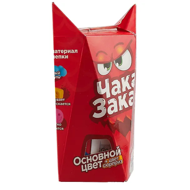 Пластилин Genio Kids, Чака Зака, легкий для детской лепки 35 г, красный 2755270 — 2