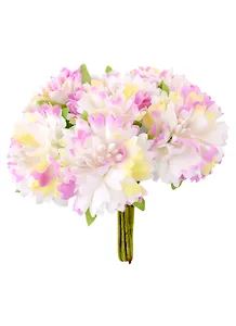 Цветы для декорирования "Астра жёлто-сиреневая" (6 шт) (10 см)