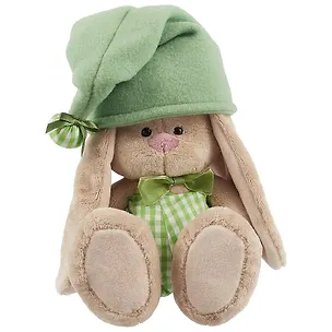 Мягкая игрушка Зайка Ми гномик в зеленом (18 см) (SidS-113) 2497394