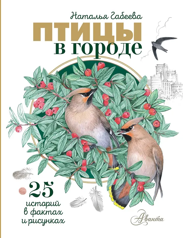 Книга Птицы в городе. 25 историй в фактах и рисунках (Наталья Габеева) — 1
