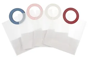 Пакет А5 23*18*11 прозрачный, с кругл. ручками, пластик