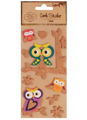 Стикеры пробковые Совы (D26000681D) 2531604