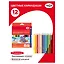 Карандаши цветные 12 цветов "Мультики" трехгранные, с точилкой — 3102246 — 2