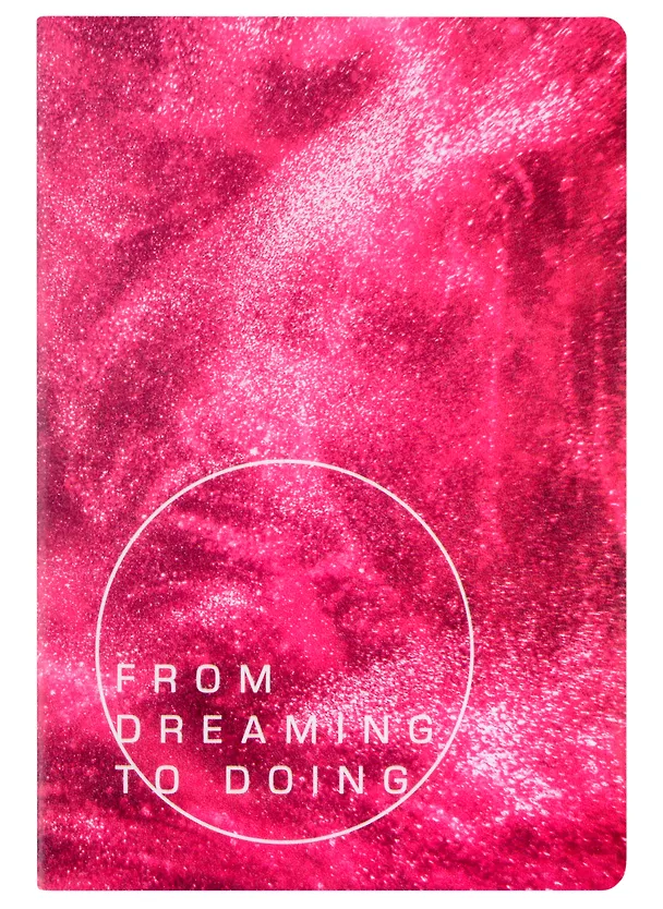 Книга для записей А5 80л "Dream book. № 2" иск.кожа, комбинир.блок 3003585 — 1
