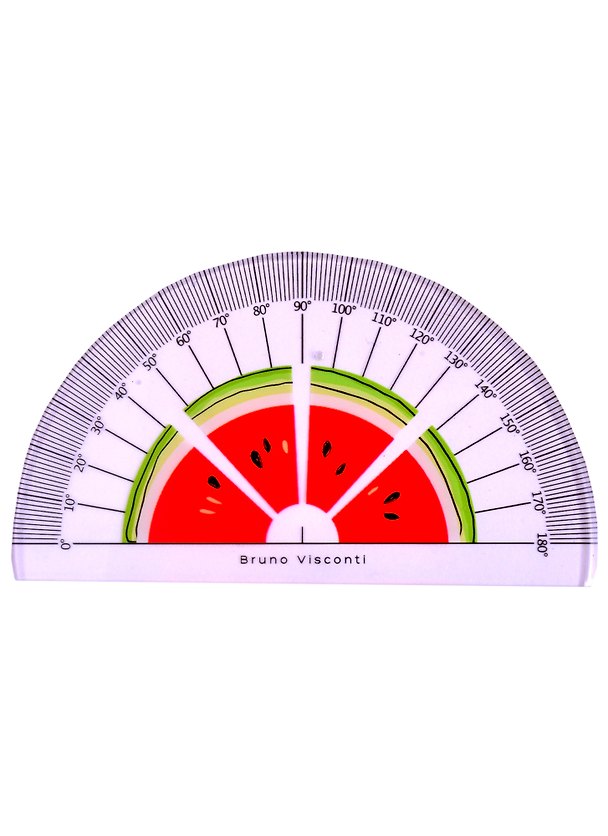 Транспортир 180гр "Fresh & fruity. Арбуз" Bruno Visconti 262506 — 1