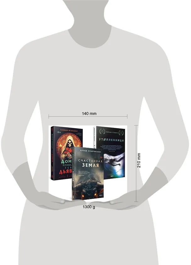 Книга Территория страха (Комплект из трех книг Счастлива земля+Домой приведет тебя дьявол+Утопленница) (Кэтлин Кирнан, Лукаш Орбитовский, Габино Иглесиас) — 8