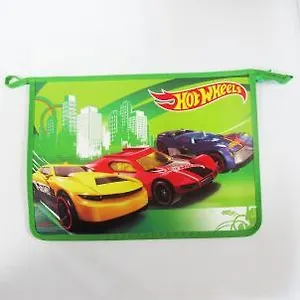 Папка для тетрадей А4 Centrum Hot Wheels пластик, на молнии