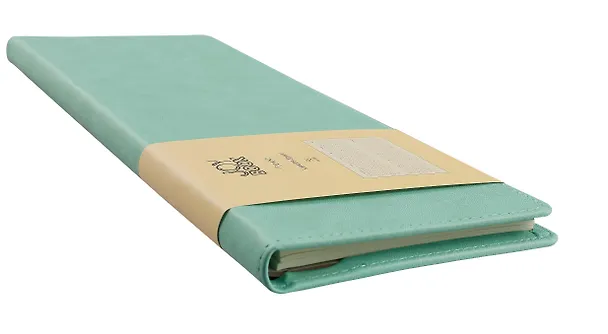 Планинг недат. 56л "Joy Book" ментоловый, настольный, иск.кожа 7Б, скругл.углы, съемный тонир.блок, тисн.фольгой, евроспираль, офсет 2993854 — 3