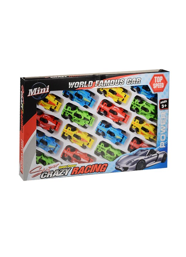 Набор игрушек «Гононочные машины Crazy Racing», 16 штук 2542147 — 1