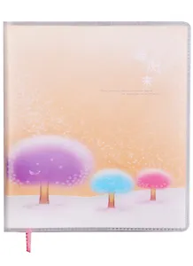 Записная книжка А7 162л нелин. "Гармония", с ПВХ-обложкой, цветн.внутр.блок