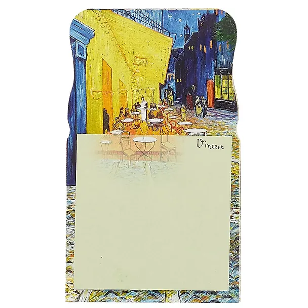 Блок бумаги «Ван Гог. Ночное кафе», 7 х 7 см 244270 — 2
